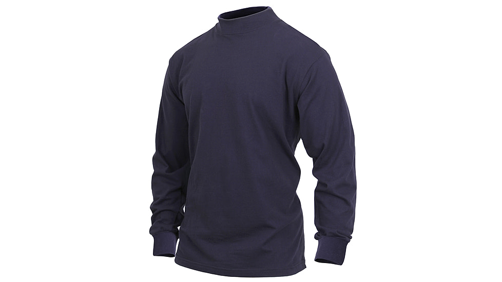 Rothco Mock Turtleneck - Men's, White, Small, 3501-White-S