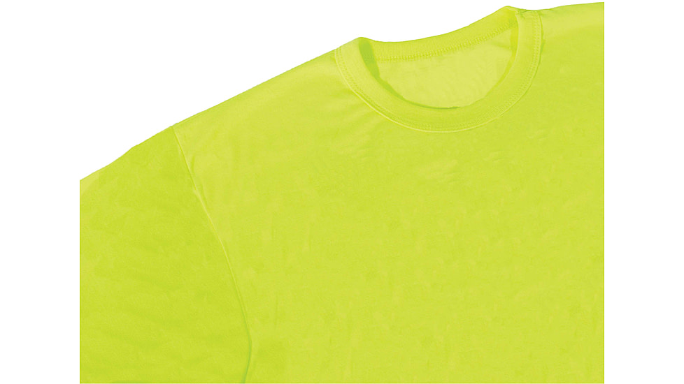 Rothco Moisture Wicking Long Sleeve Pocket T-Shirt - Mens, Safety Green, Small, 11221-S