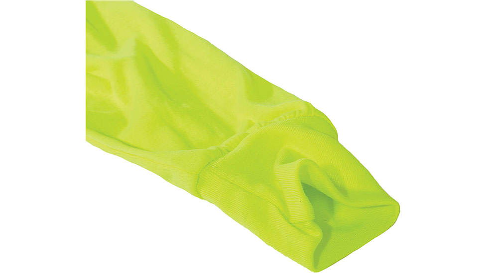 Rothco Moisture Wicking Long Sleeve Pocket T-Shirt - Mens, Safety Green, Small, 11221-S