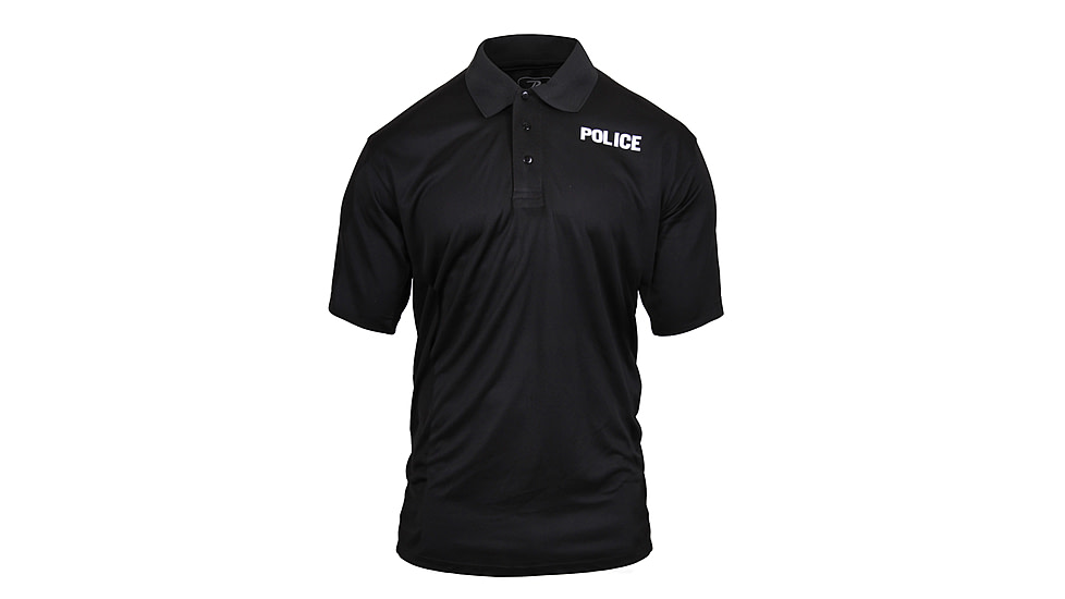 Rothco Moisture Wicking Public Safety Polo Shirt, M, 3282-Police-M