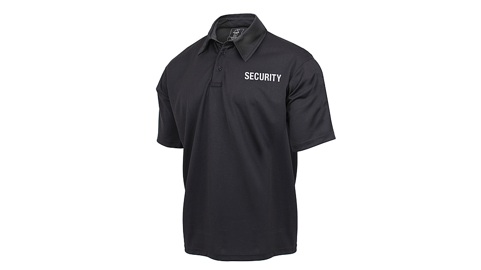 Rothco Moisture Wicking Public Safety Polo Shirt, 5XL, 3120-Security-5XL