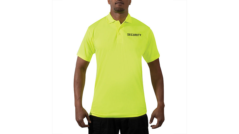 Rothco Moisture Wicking Public Safety Polo Shirt, Safety Green, Small, 32170-SafetyGreen-S