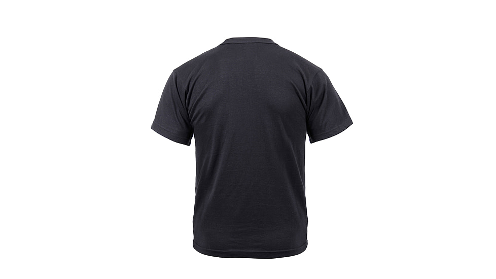 Rothco Moisture Wicking T-Shirts, Black, M, 9590-Black-M