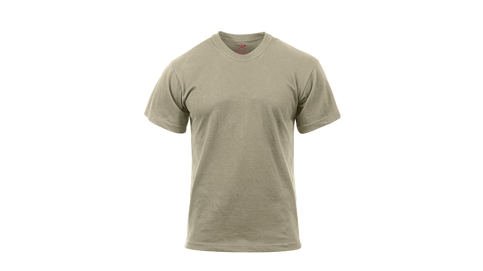 Rothco Moisture Wicking T-Shirts, Desert Sand, M, 9580-DesertSand-M