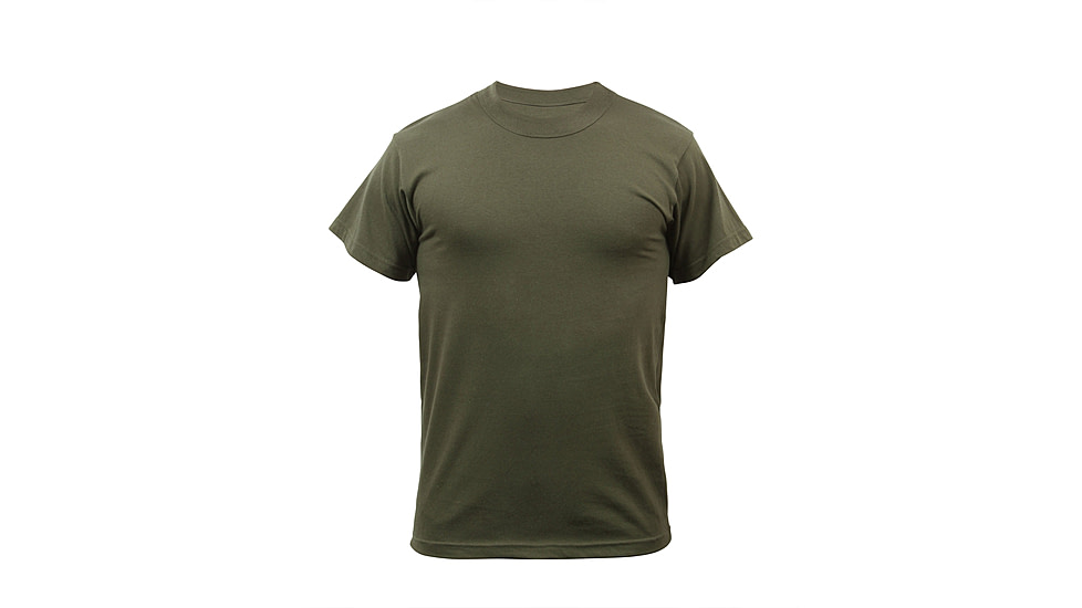 Rothco Moisture Wicking T-Shirts, Olive Drab, Small, 9505-OliveDrab-S