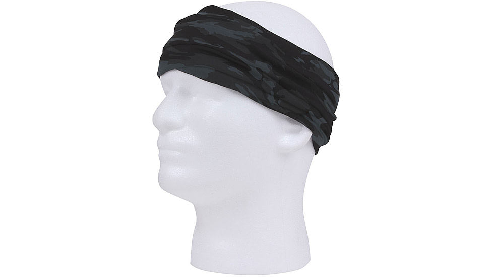 Rothco Multi Use Tactical Wrap, Black Camo, 2604-BlackCamo
