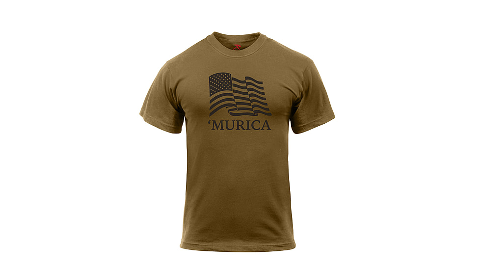 Rothco Murica US Flag T-Shirt, M, 2923-M