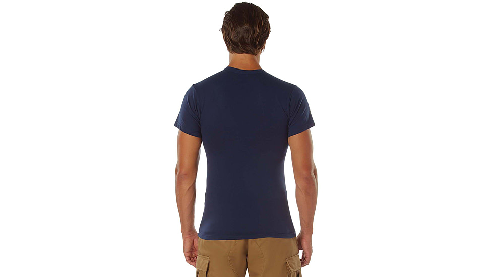 Rothco NAVY T-Shirt - Navy Blue, Small, 10866-S