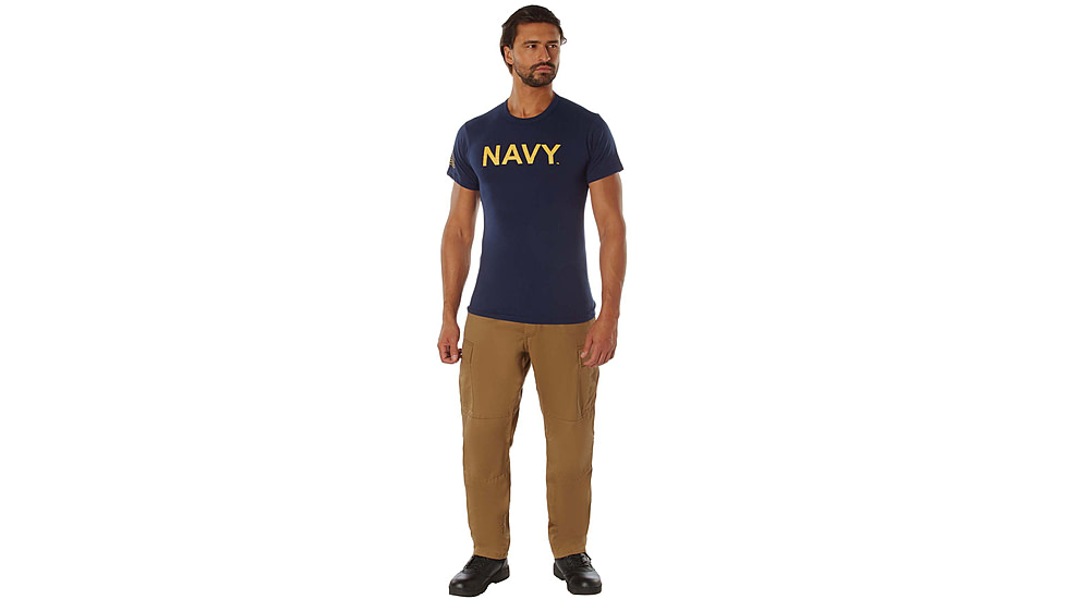 Rothco NAVY T-Shirt - Mens, Navy Blue, Small, 10866-S