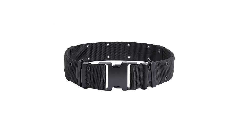 Rothco New Issue Marine Corps Style Quick Release Pistol Belts, Black, M, 9078-Black-M