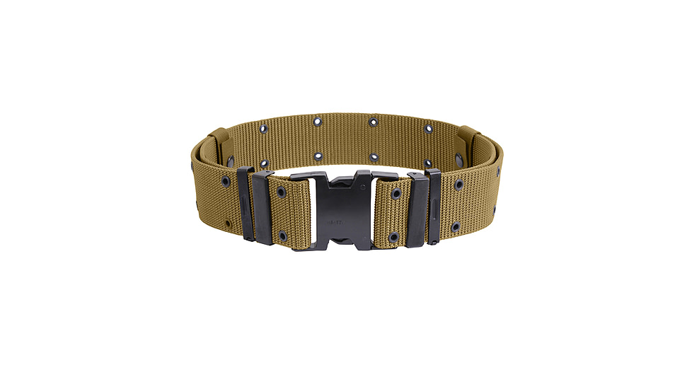 Rothco New Issue Marine Corps Style Quick Release Pistol Belts, Coyote Brown, M, 9133-CoyoteBrown-M