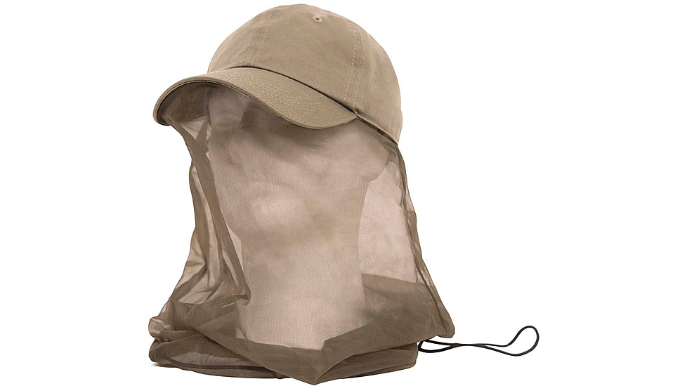 Rothco Operator Cap With Mosquito Net, Khaki, 3646-Khaki