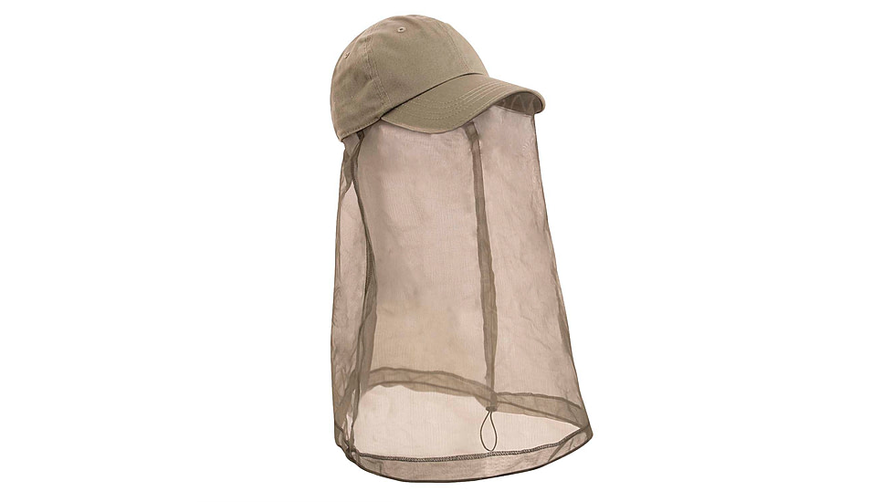 Rothco Operator Cap With Mosquito Net, Khaki, 3646-Khaki