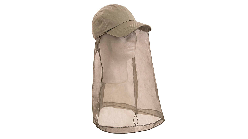 Rothco Operator Cap With Mosquito Net, Khaki, 3646-Khaki