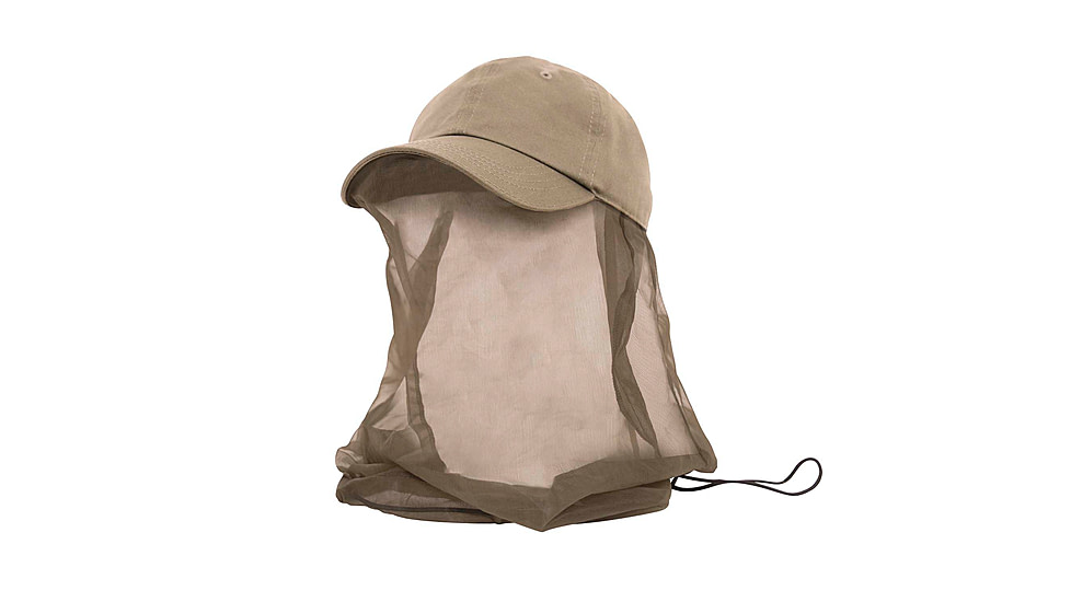 Rothco Operator Cap With Mosquito Net, Khaki, 3646-Khaki