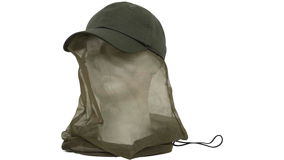 Rothco Operator Cap With Mosquito Net, Olive Drab, 3649-OliveDrab