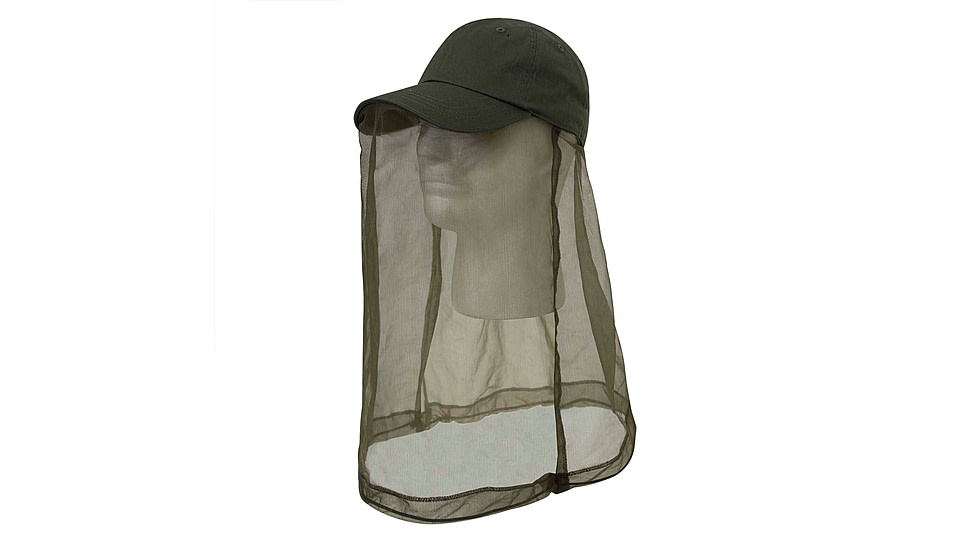 Rothco Operator Cap w/ Mosquito Net - Mens, Olive Drab, 3649-OliveDrab