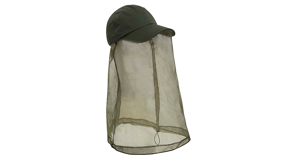 Rothco Operator Cap With Mosquito Net, Olive Drab, 3649-OliveDrab