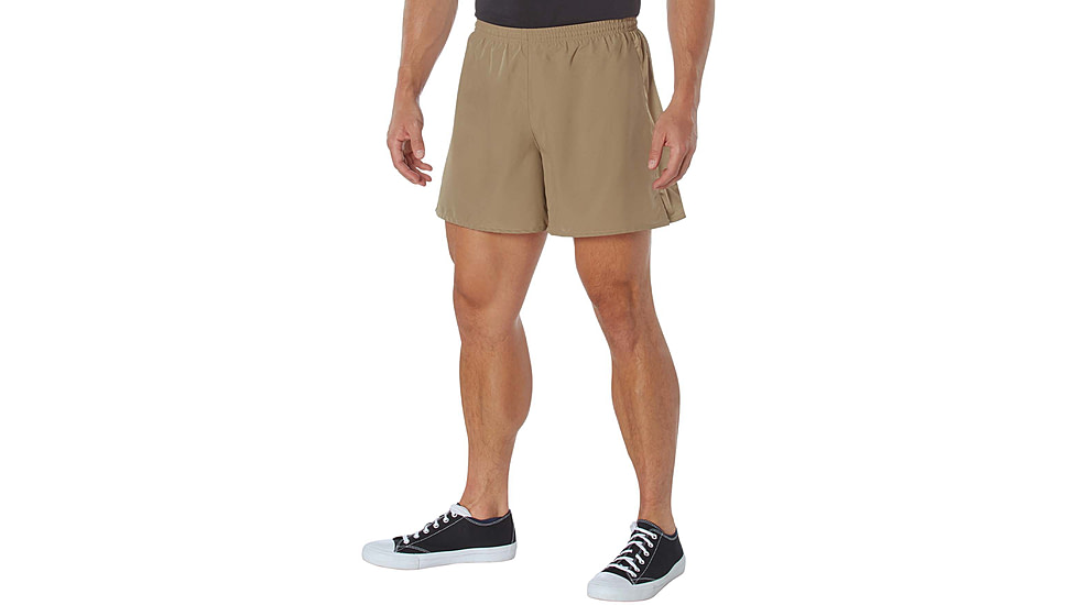 Rothco Physical Training PT Shorts - Mens, Coyote Brown, Extra Large, 3015-CoyoteBrown-XL