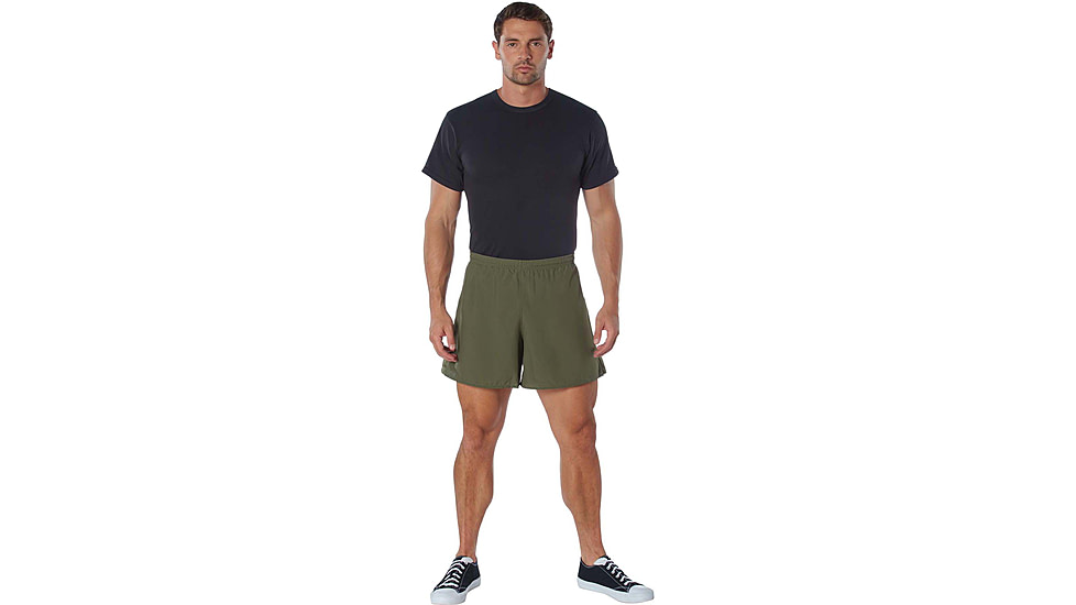 Rothco Physical Training PT Shorts - Mens, Olive Drab, Extra Large, 3010-OliveDrab-XL