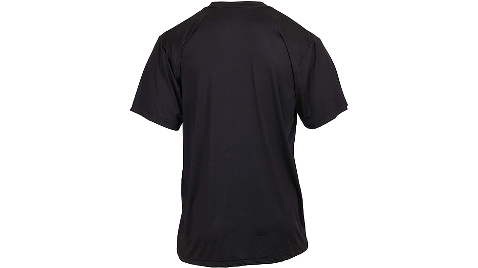 Rothco Physical Training Shirt, Black/Gold, S, 46020-Sm