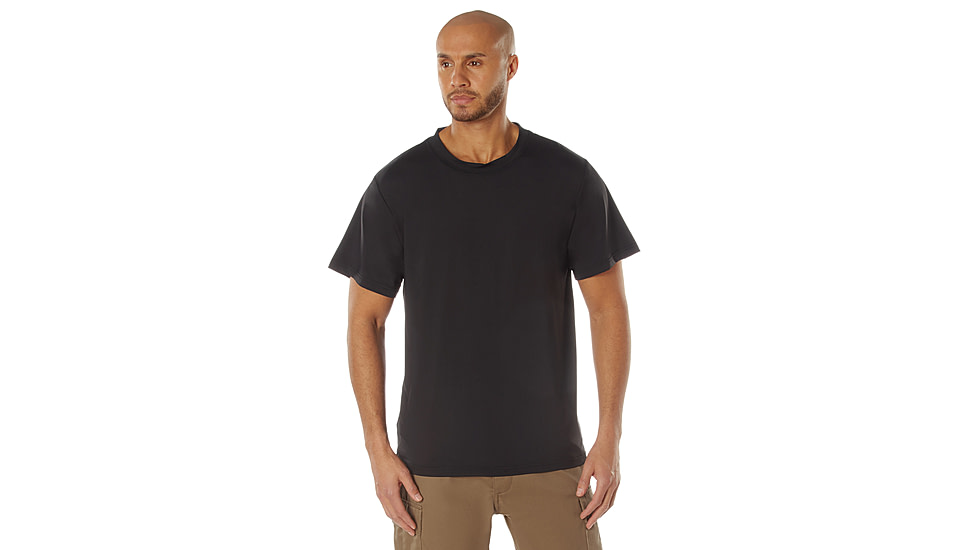 Rothco Physical Training T-Shirt - Men's, Black, Small, 46035-S