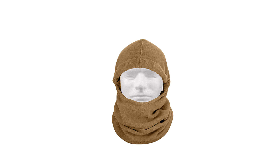 Rothco Polar Fleece Adjustable Balaclava, Coyote Brown, 5585-CoyoteBrown