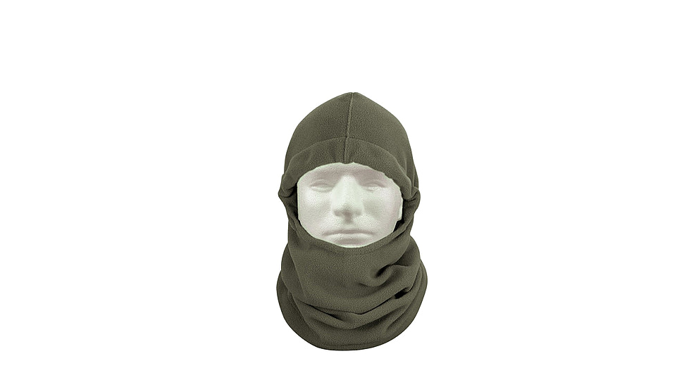 Rothco Polar Fleece Adjustable Balaclava, Foliage Green, 5585-FoliageGreen