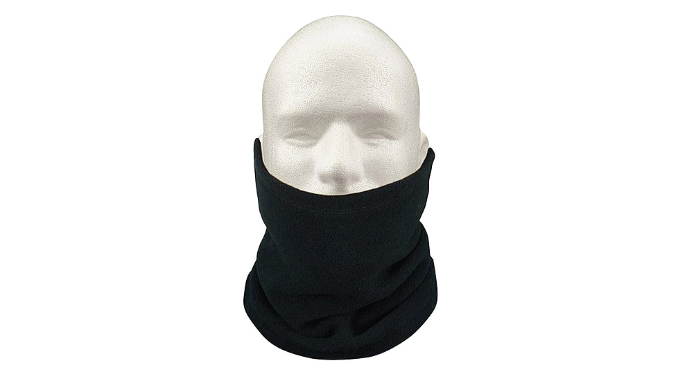 Rothco Polar Fleece Neck Warmer, Black, 5570-Black
