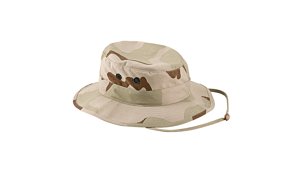 Rothco Poly/Cotton Rip-Stop Boonie Hat, Tri-Color Desert Camo, 7, 5824-Tri-ColorDesertCamo-7