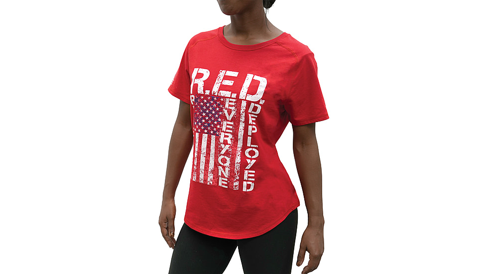 Rothco R.E.D. T-Shirt - Womens, Red, 2XL, 11825-2XL