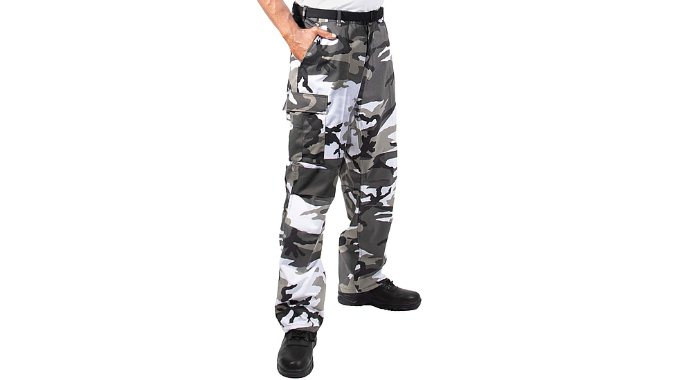 Rothco Relaxed Fit Zipper Fly BDU Pants, City Camo, 2XL, 43-47in, 29421-CityCamo-2XL43-47Waist