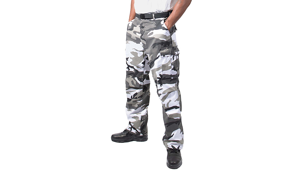 Rothco Relaxed Fit Zipper Fly BDU Pants, City Camo, 2XL, 43-47in, 29421-CityCamo-2XL43-47Waist