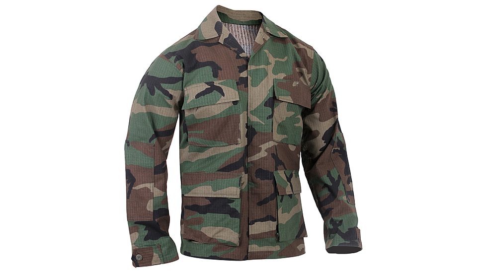 Rothco Rip-Stop B.D.U. Shirt, Olive Drab, Small, 5852-OliveDrab-S