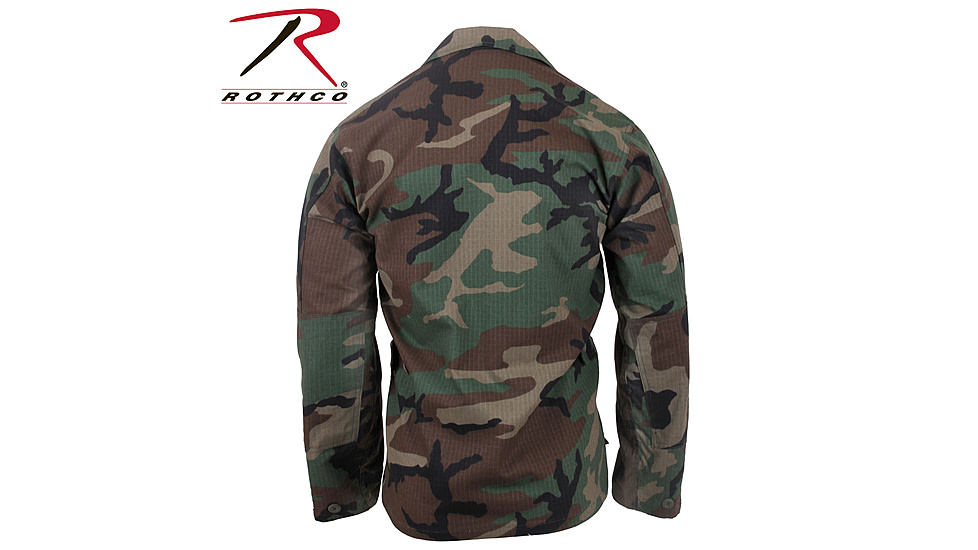 Rothco Rip-Stop B.D.U. Shirt, Olive Drab, Small, 5852-OliveDrab-S