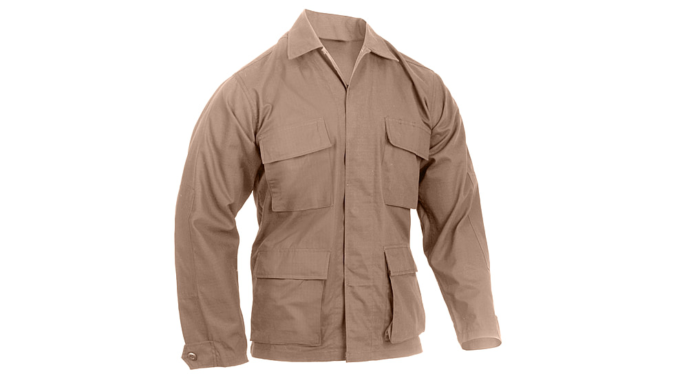 Rothco Rip-Stop B.D.U. Shirt, Olive Drab, Small, 5852-OliveDrab-S