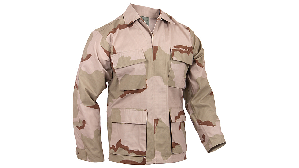 Rothco Rip-Stop B.D.U. Shirt, Olive Drab, Small, 5852-OliveDrab-S