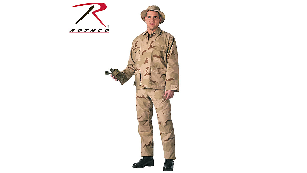 Rothco Rip-Stop B.D.U. Shirt, Olive Drab, Small, 5852-OliveDrab-S