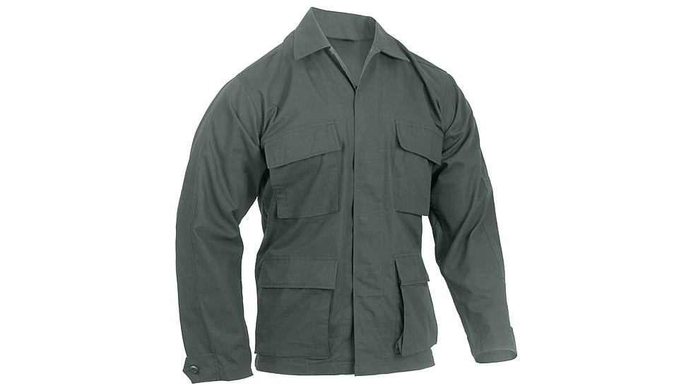 Rothco Rip-Stop B.D.U. Shirt, Olive Drab, Small, 5852-OliveDrab-S