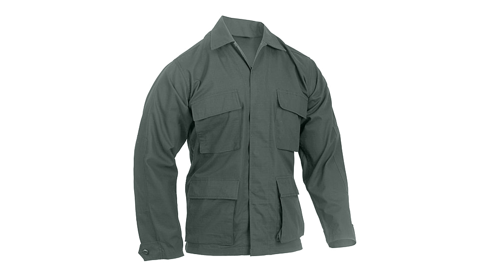 Rothco Rip-Stop B.D.U. Shirt, Olive Drab, Small, 5852-OliveDrab-S