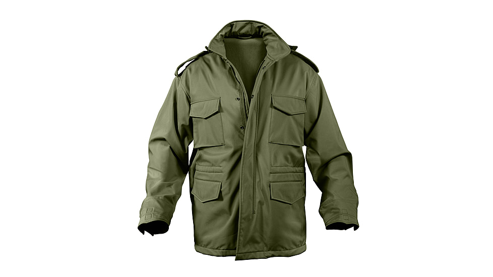 Rothco Soft Shell Tactical M-65 Field Jacket, Olive Drab, XL, 5744-OliveDrab-XL