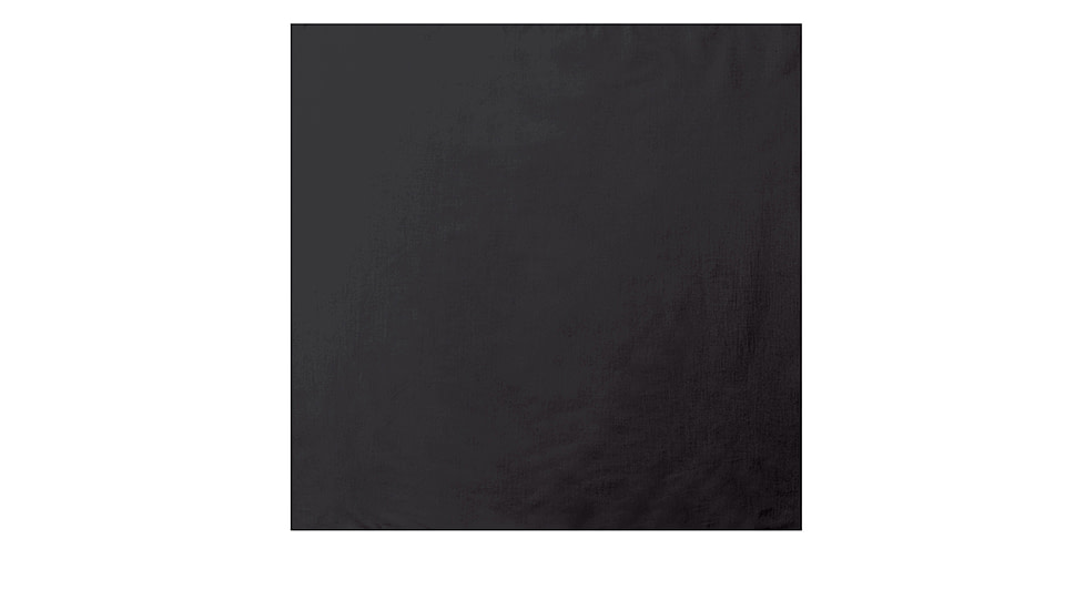 Rothco Solid Color Bandana, Black, 4148-Black
