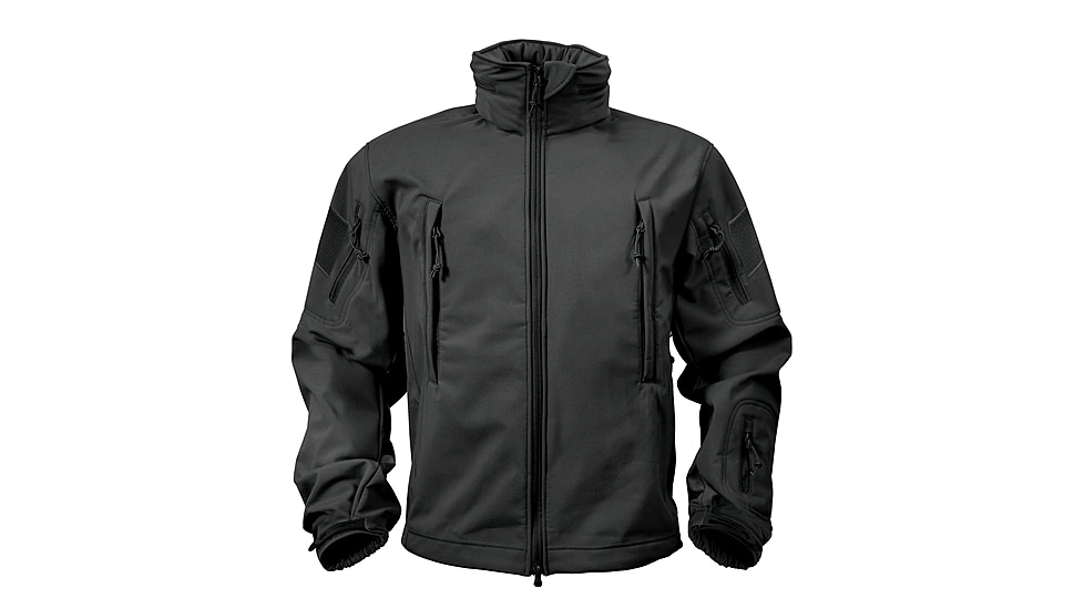 Rothco Special Ops Soft Shell Jacket - Mens, Black, Small, 9767-Black-S