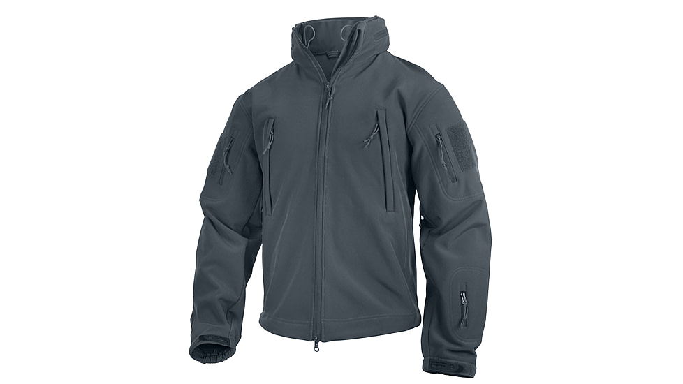 Rothco Special Ops Soft Shell Jacket - Mens, Gun Metal Grey, Small, 9824-GunMetalGrey-S