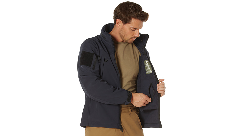 Rothco Special Ops Soft Shell Jacket - Mens, Midnight Navy Blue, Medium, 9511-MidnightNavyBlue-M