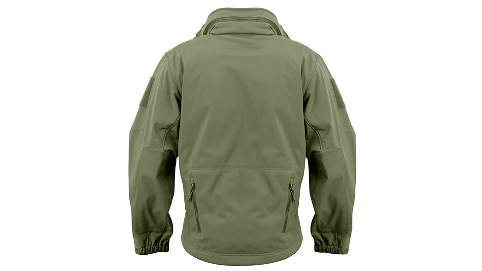 Rothco Special Ops Soft Shell Jacket - Men's, S, Camo, 12055-MidnightWoodlandCamo-S