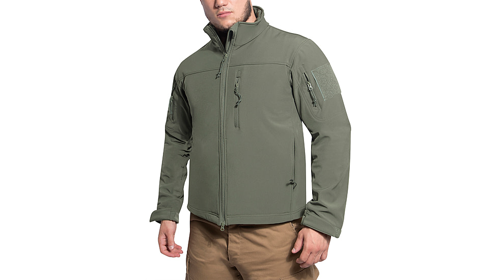 Rothco Stealth Ops Soft Shell Tactical Jacket, Olive Drab, Extra Large, 3806-OliveDrab-XL
