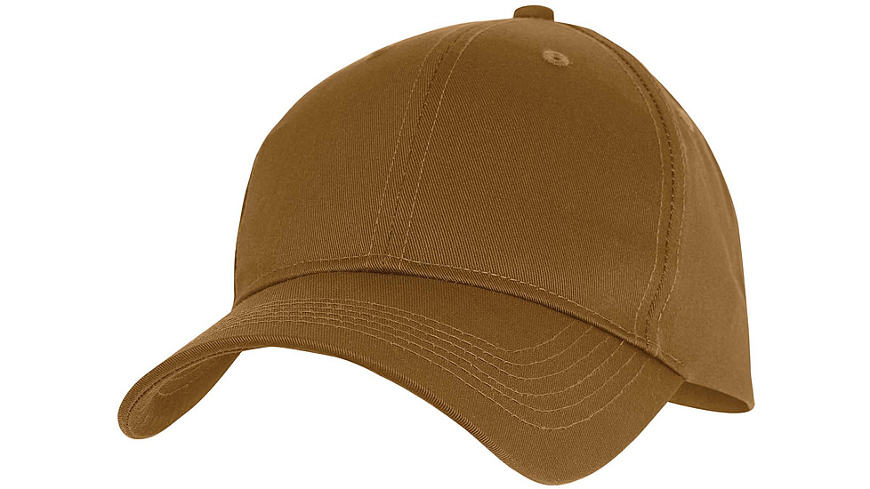 Rothco Supreme Solid Color Low Profile Cap - Mens, One Size, Work Brown, 10518-WorkBrown-OneSize