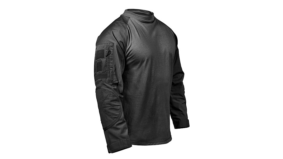 Rothco Tactical Airsoft Combat Shirt, Black, M, 45010-Black-M