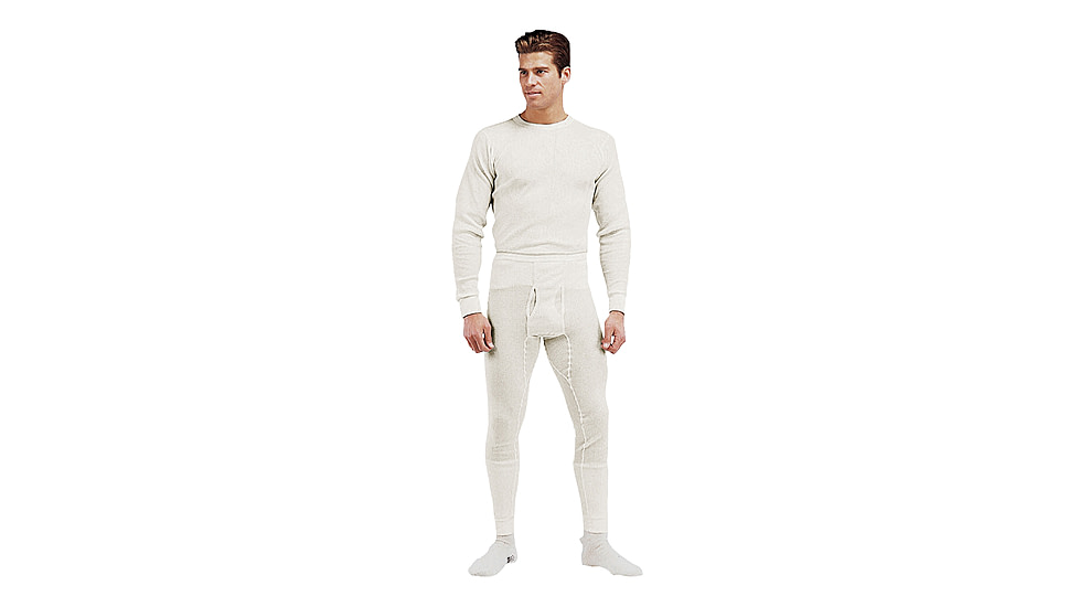 Rothco Thermal Knit Underwear Bottoms - Men's, Small, Natural, 6454-417